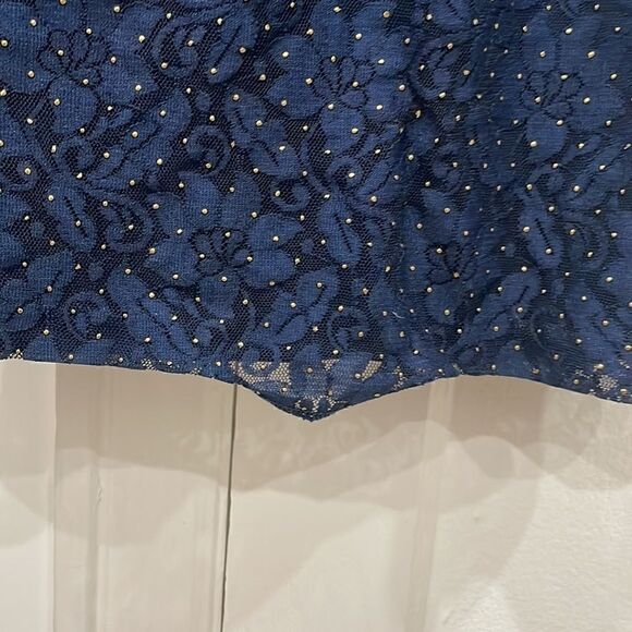 Ellen Tracy Dress, Blue Lace, WORN ONCE! - Picture 3 of 8